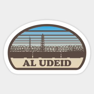 Al Udeid Surf Style in Tan Sticker